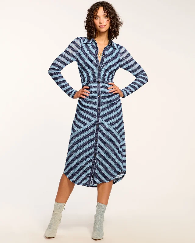 Maxi Dress For Graduation -Wyatt Button Down Knit Maxi Dress