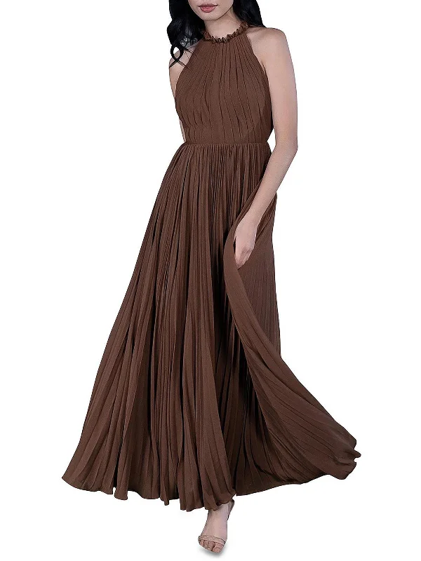 Maxi Dress For Evening Out -Ciel Womens Open Back Maxi Evening Dress