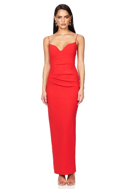 Maxi Dress For Prom -Nookie Affinity Maxi Dress - Cherry