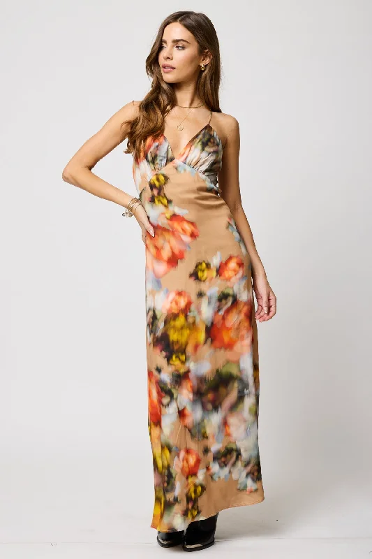 Maxi Dress With Full Skirt -LUCIA MAXI DRESS