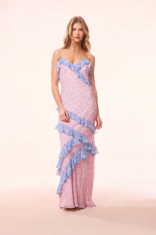 Maxi Dress With Smocking -Rialto Re-Edition Floral Maxi Dress