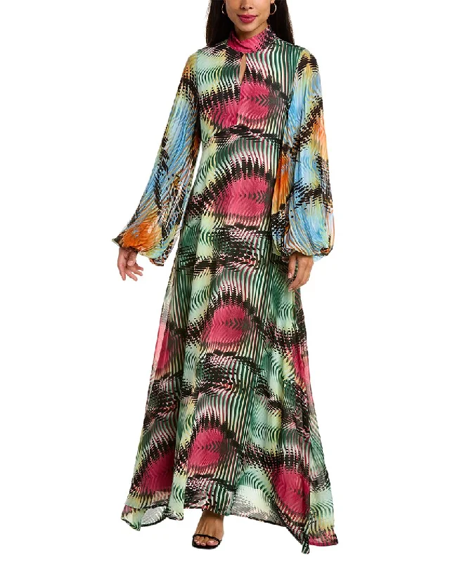 Boho Maxi Dress -Gracia Bishop Sleeve Maxi Dress