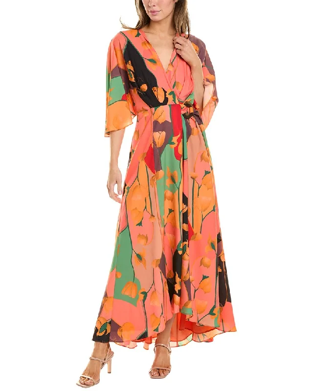 Maxi Dress With Sweetheart Neckline -Hutch Lyna Maxi Dress