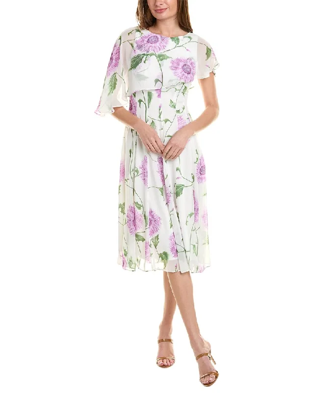 Floral Maxi Dress -Maison Tara Chiffon Maxi Dress