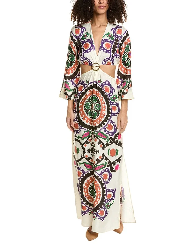 Maxi Dress With Bohemian Style -ba&sh Maxi Dress