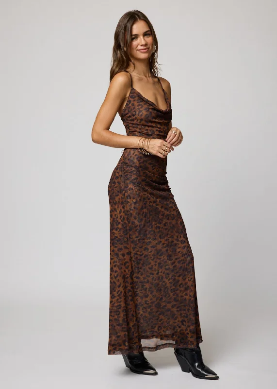 Maxi Dress With Waistband -THE SIREN SONG MAXI