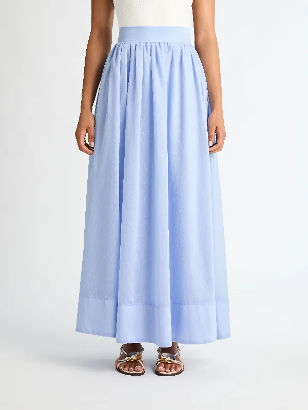 Maxi Dress With Pleated Details -MARINA MAXI SKIRT