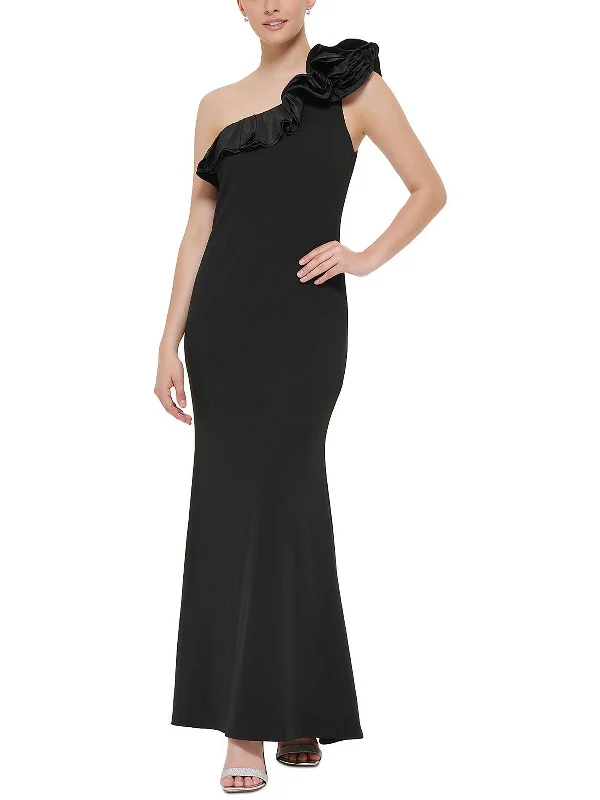 Maxi Dress For Spring -Womens One Shoulder Maxi Evening Dress